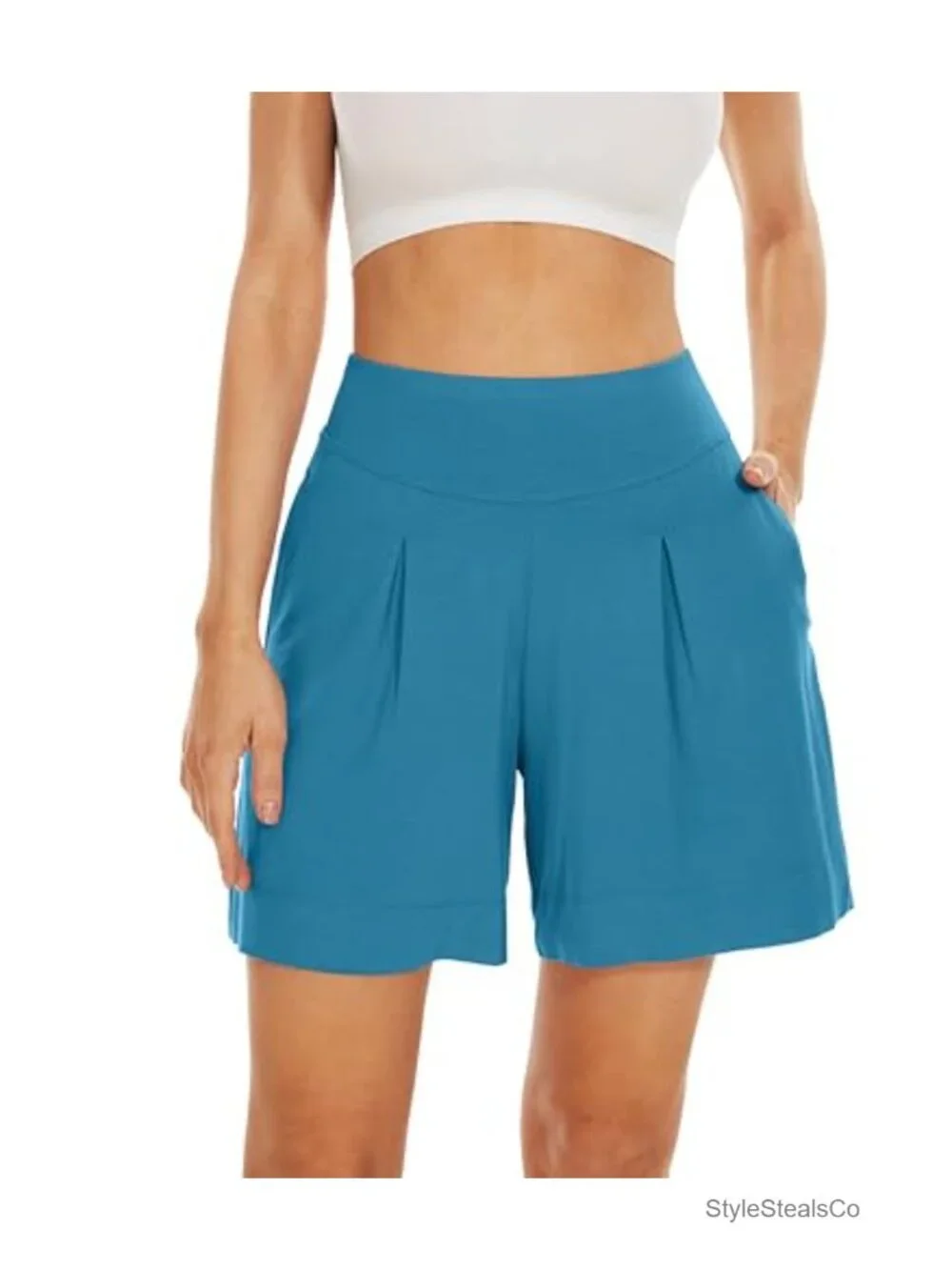 Viscose from Bamboo Sleep Shorts Women Lounge Boxers Wide Leg Pajama Bottoms